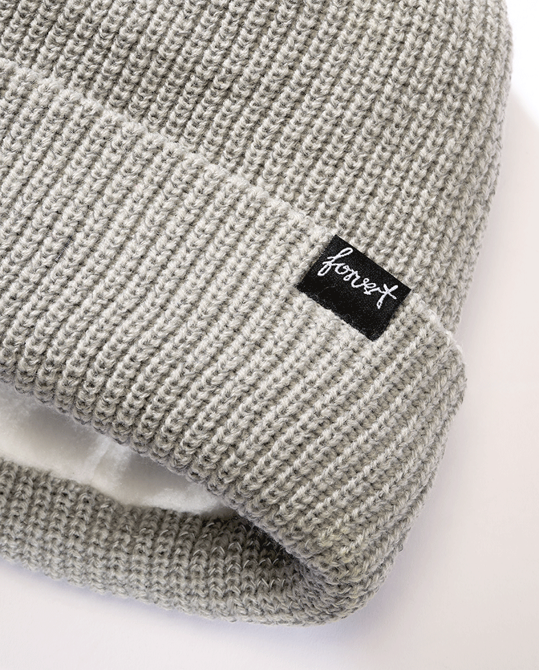 Brandit Strickmütze grau,reflektierend, warm, weich, elastisch, Umschlag, Fleecefutter, dezentes Logo