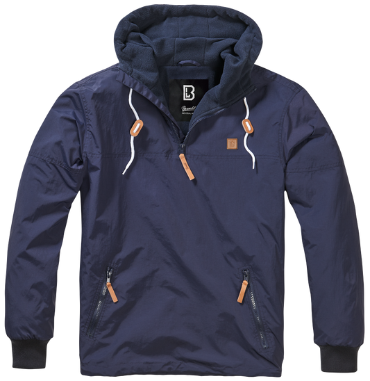 Brandit Windbreaker Luke Navy: Wasserabweisend mit warmem Fleecefutter