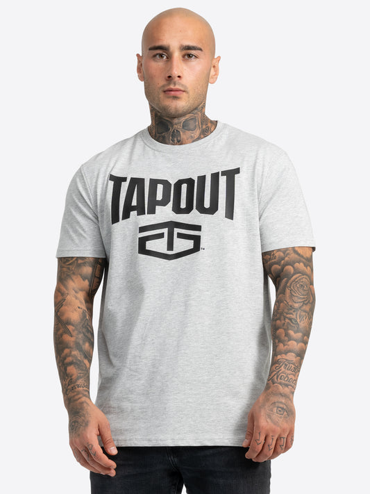 Tapout ACTIVE BASIC TEE 940001 T-Shirt Marl Grey
