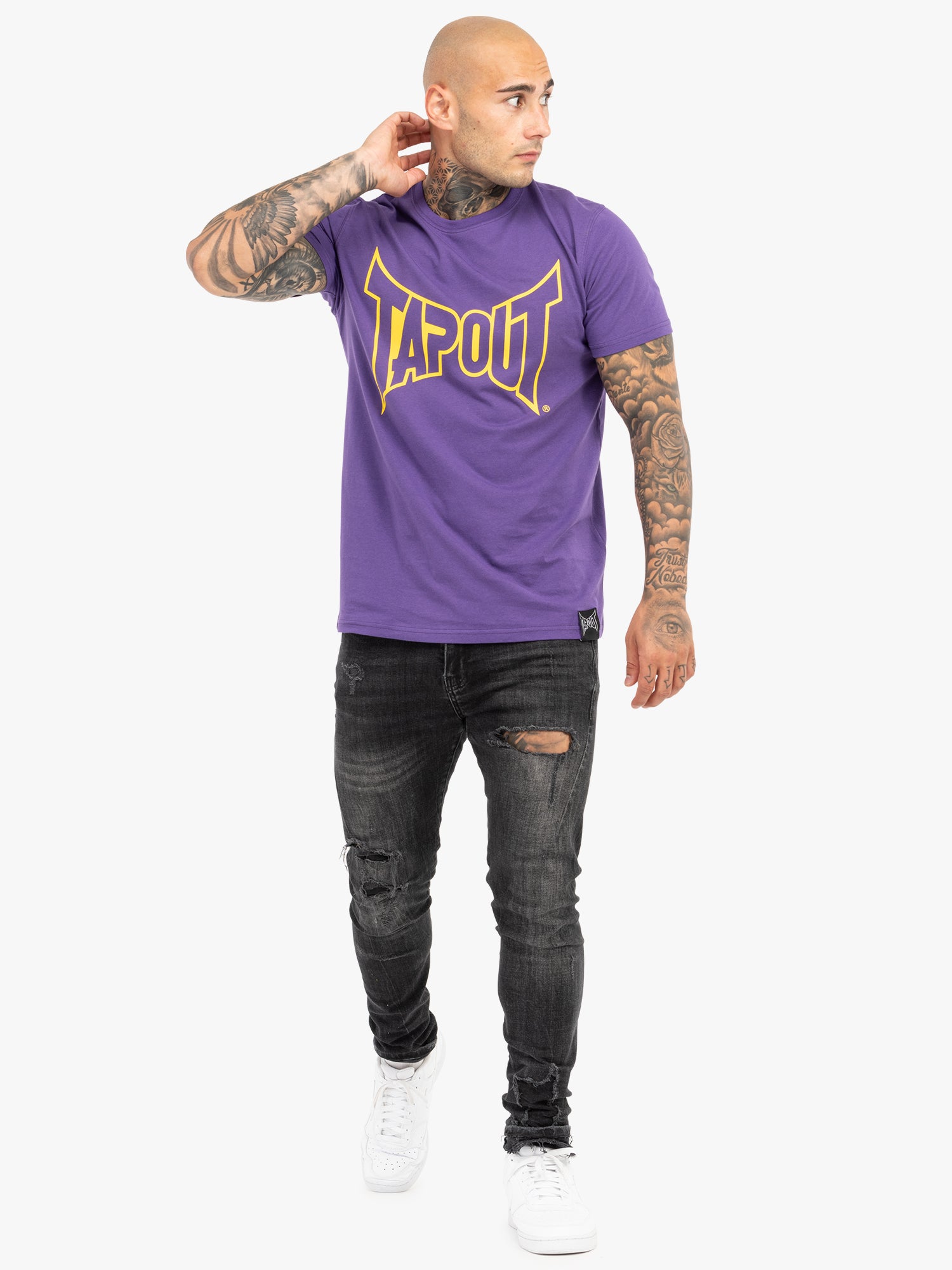 Tapout LIFESTYLE BASIC TEE Artikel 940005 T-Shirt - Lilac