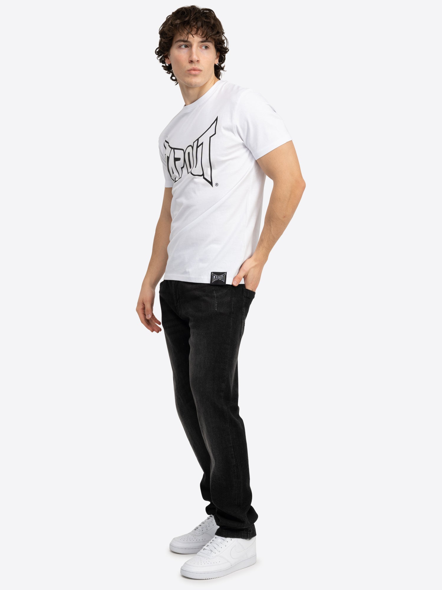 Tapout LIFESTYLE BASIC TEE Artikel 940005 T-Shirt - Weiss