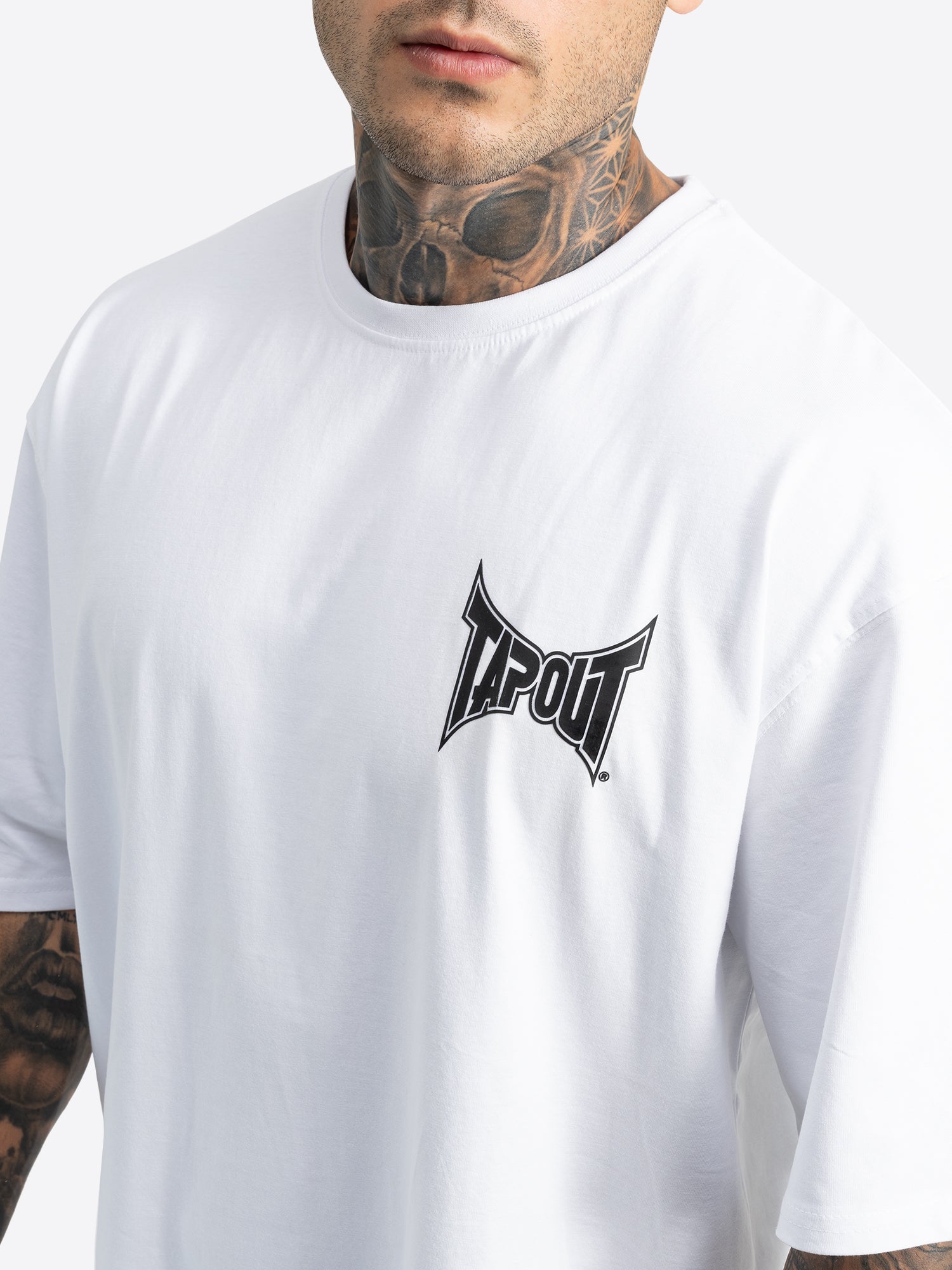 Tapout CREEKSIDE 940010  T-Shirt Oversize - Weiss