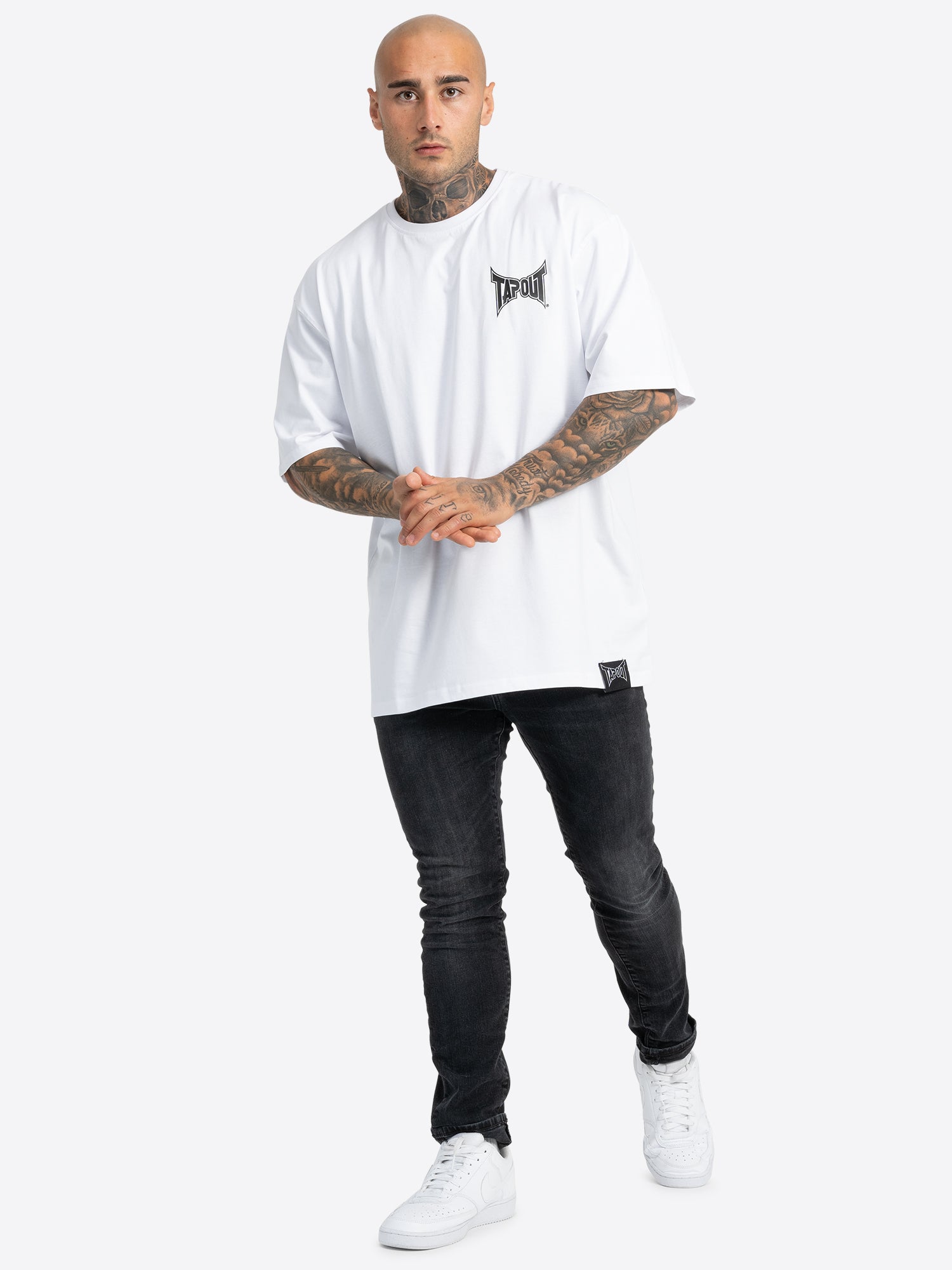 Tapout CREEKSIDE 940010  T-Shirt Oversize - Weiss