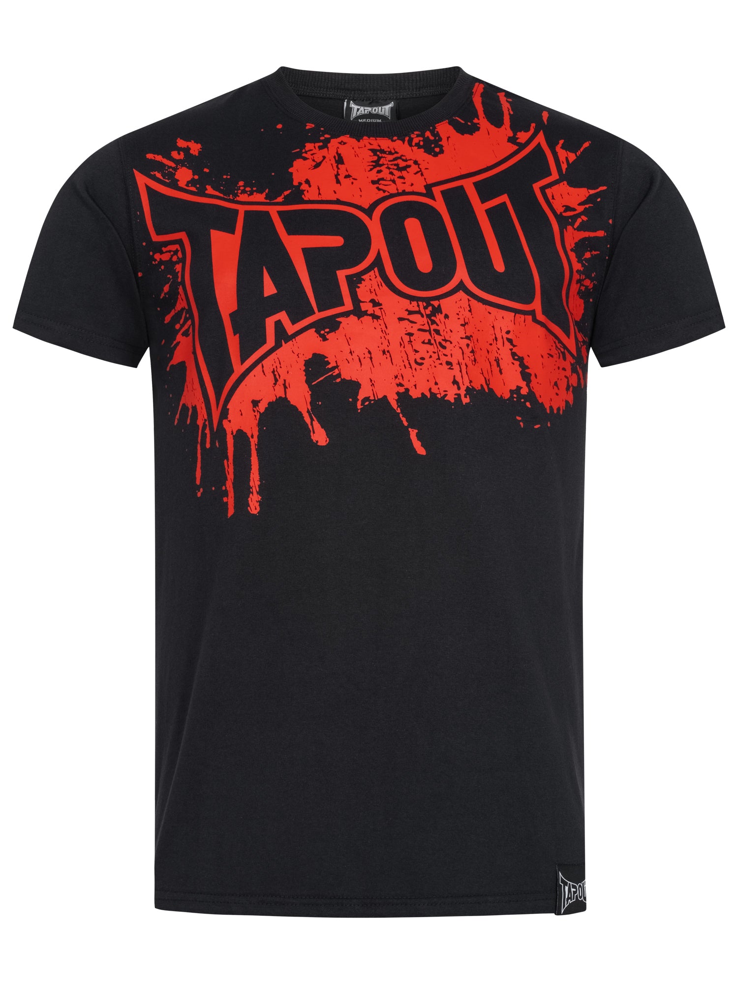 Tapout 940020 Splashed T-Shirt Schwarz