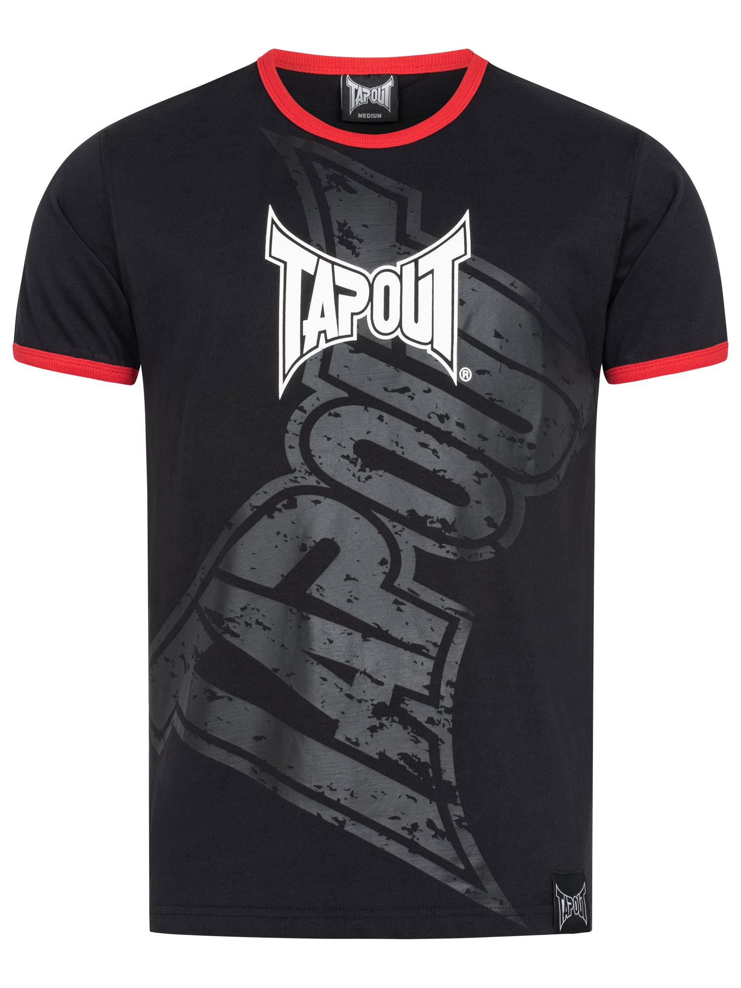 Tapout 940022 Trashed T-Shirt Schwarz 