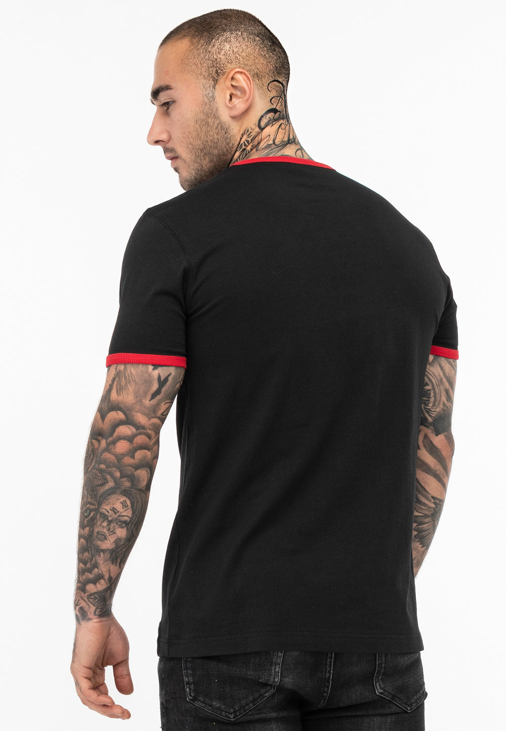 Tapout 940022 Trashed T-Shirt Schwarz 