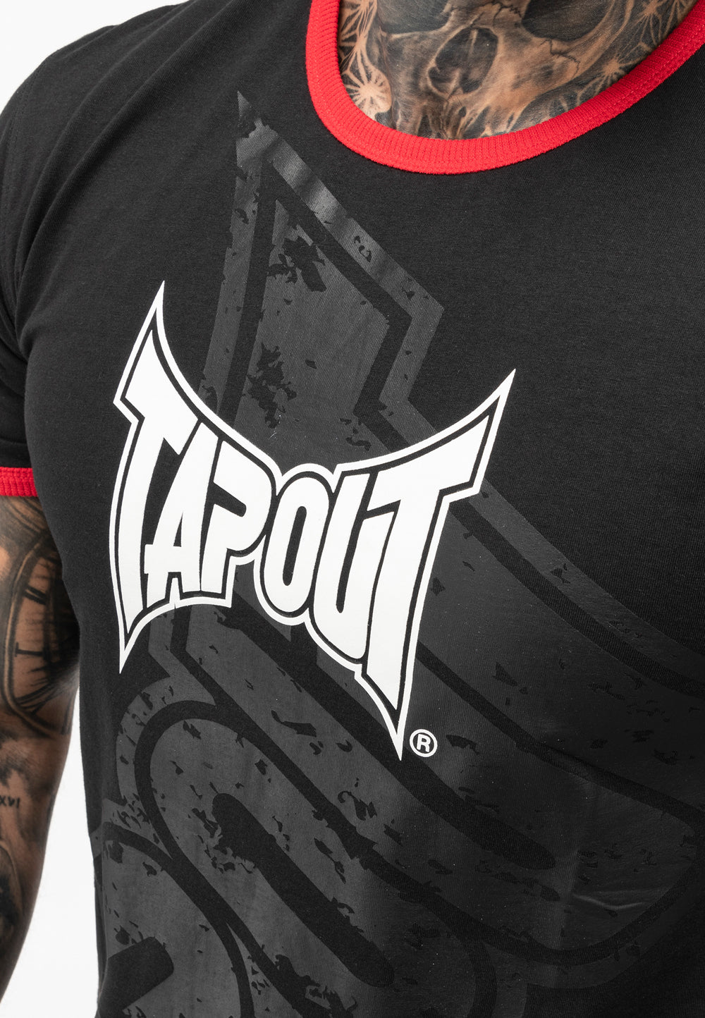 Tapout 940022 Trashed T-Shirt Schwarz 