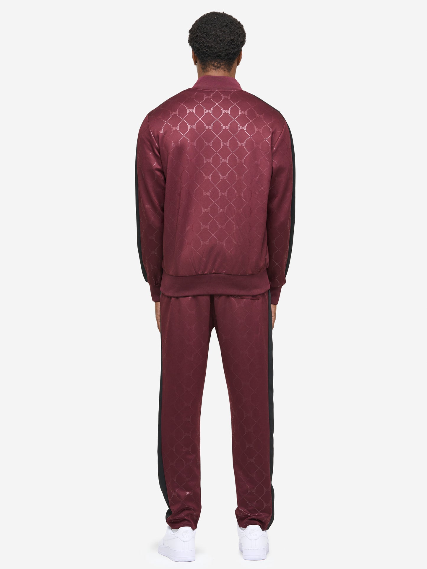 Tapout Herren Jogginganzug Oxblood in normaler Passform