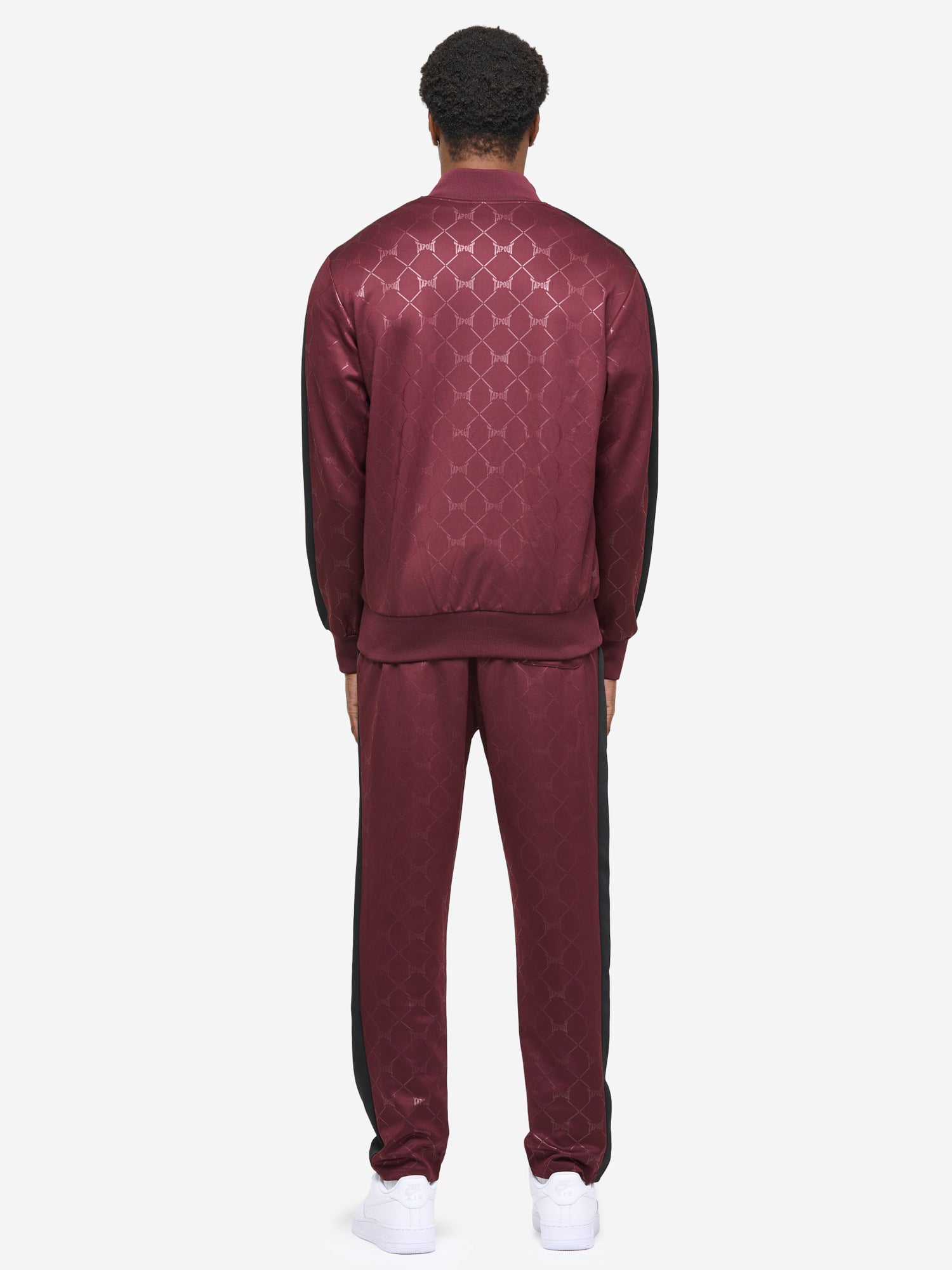Tapout Herren Jogginganzug Oxblood in normaler Passform