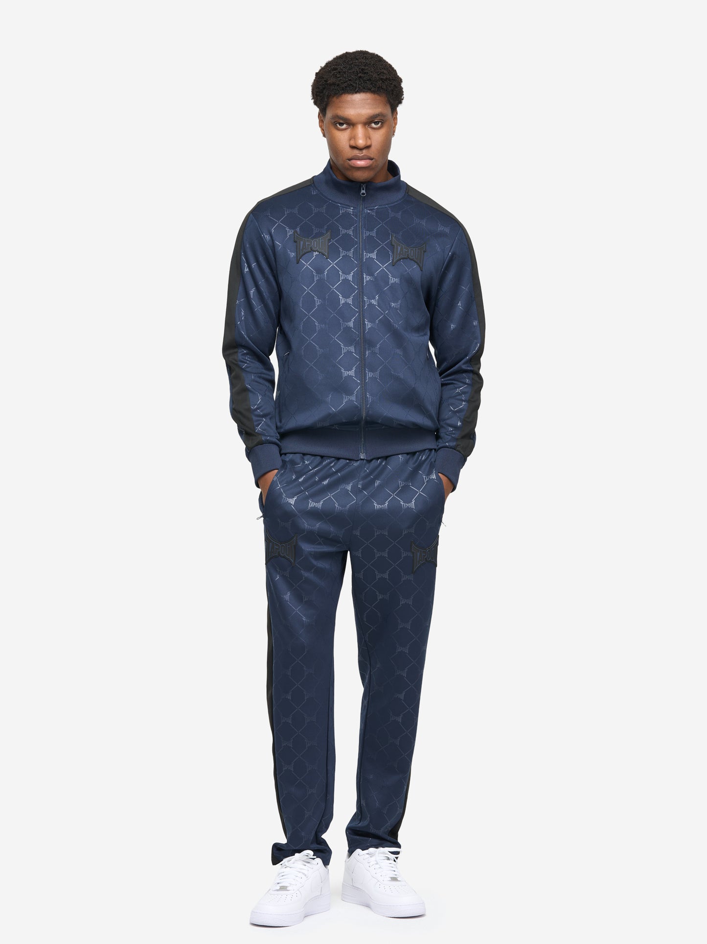 Tapout Herren Jogginganzug Dark Navy in normaler Passform