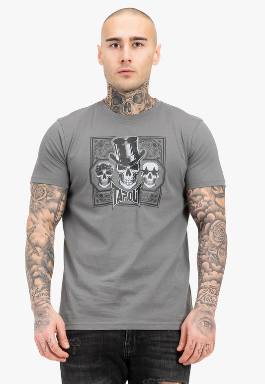 Tapout 940033 Skull T-Shirt Grau