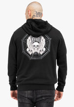 Laden Sie das Bild in den Galerie-Viewer, Tapout 940036 Octagon Kapuzensweatjacke Schwarz
