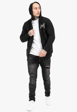 Laden Sie das Bild in den Galerie-Viewer, Tapout 940036 Octagon Kapuzensweatjacke Schwarz
