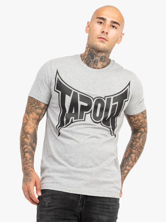 Tapout Logo TEE 940049 T-Shirt - Marl Grey