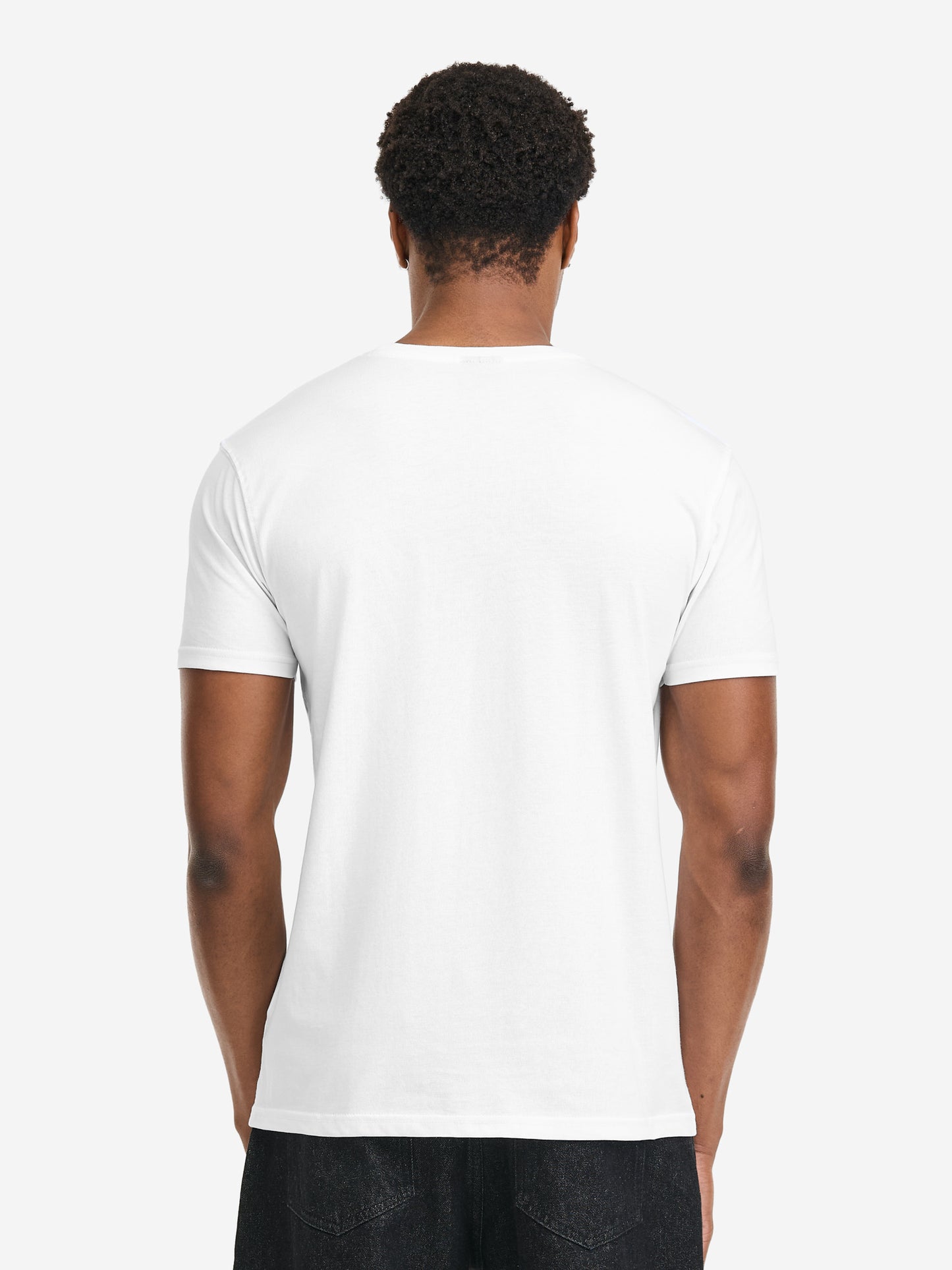 Tapout Herren T-Shirt Weiss, normale Passform, Rundhals mit Logo-Print