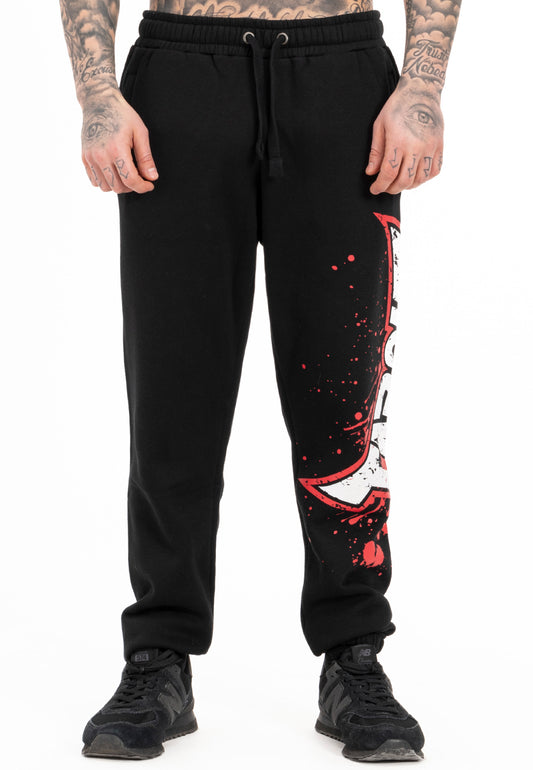 Tapout 940064 Splashing Jogginghose Schwarz