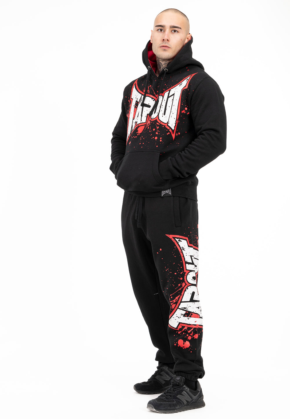 Tapout 940064 Splashing Jogginghose Schwarz