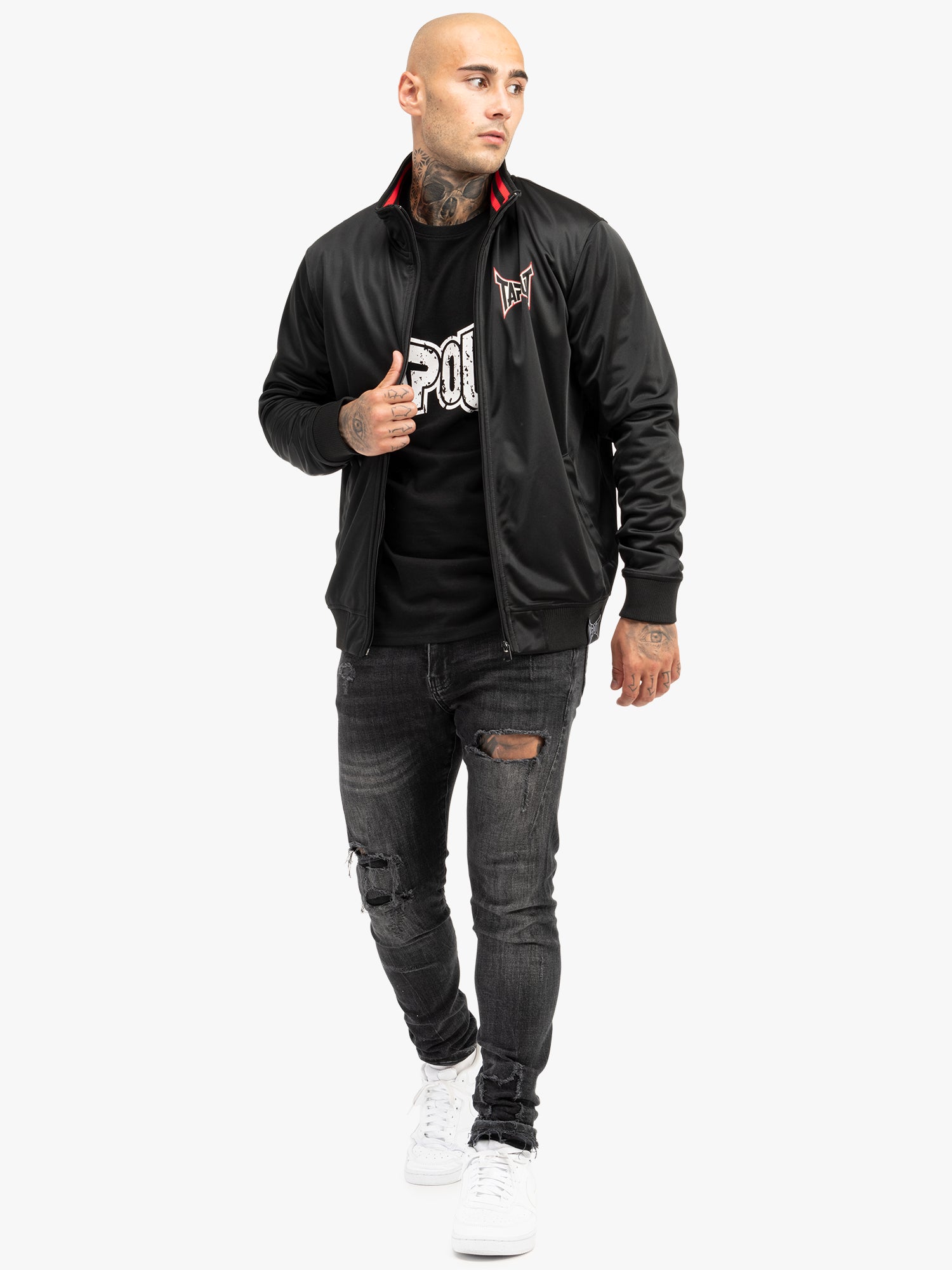 Tapout 940073 Temacula Trainingsjacke Schwarz