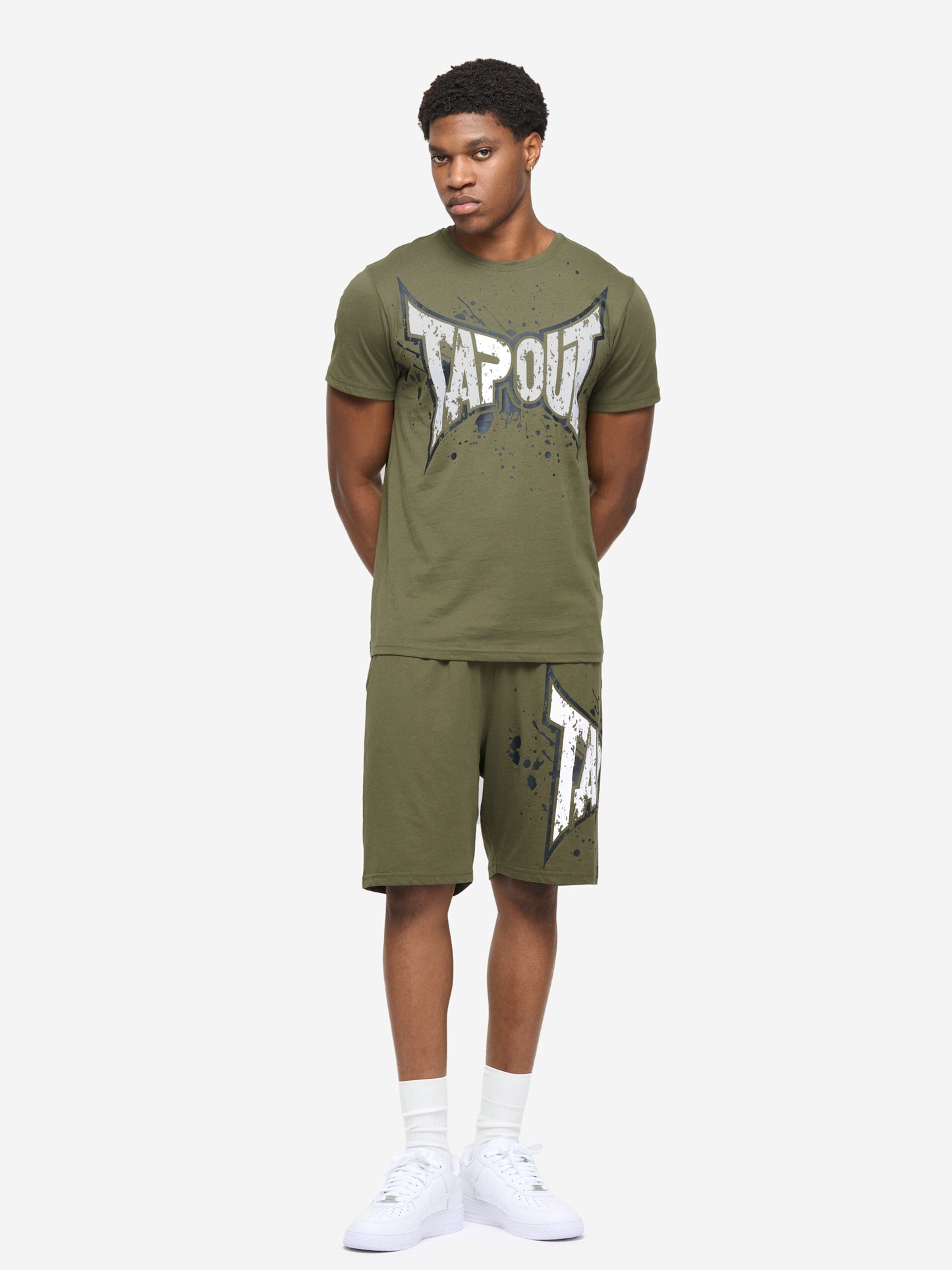Tapout 940077 Dunlab T-Shirt & Shorts Set Olive