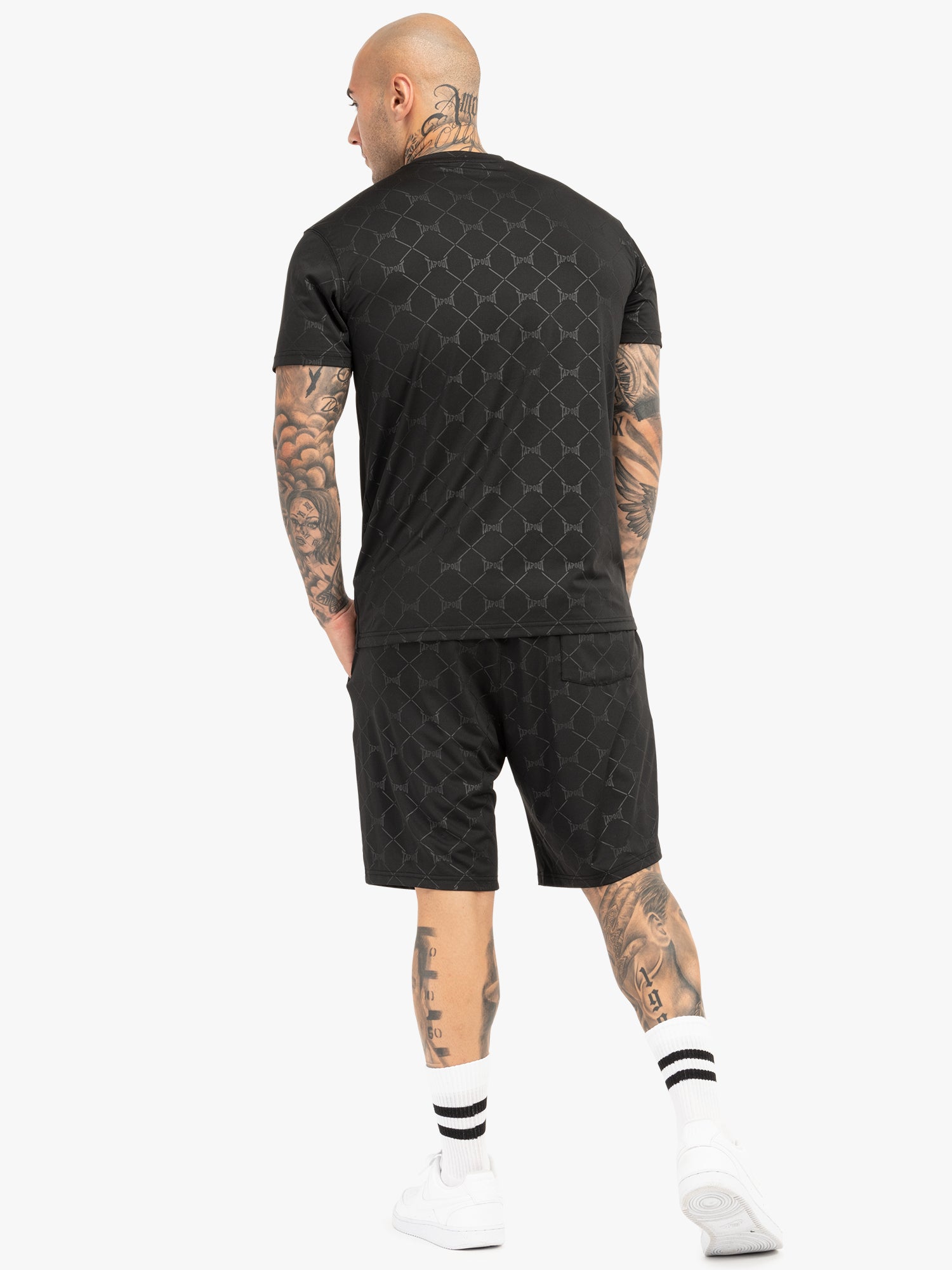 Tapout 940078 Philios T-Shirt & Shorts Set Schwarz