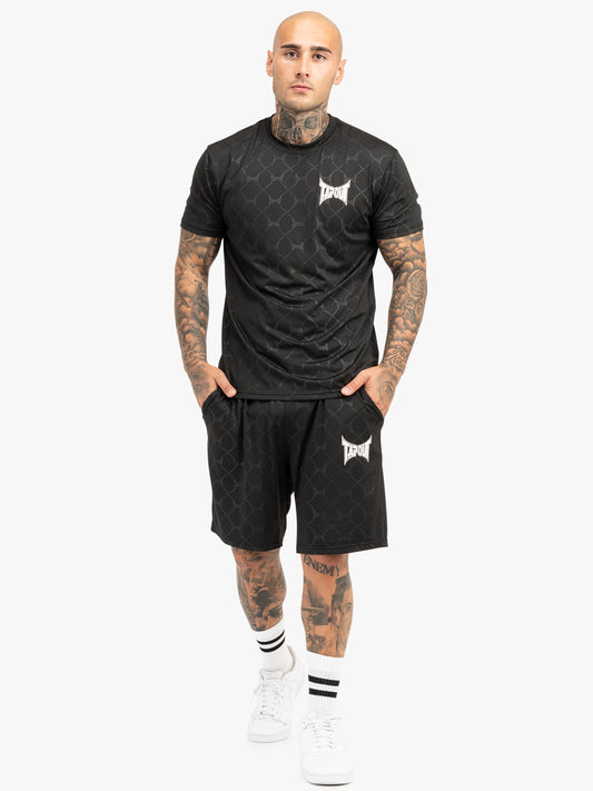 Tapout 940078 Philios T-Shirt & Shorts Set Schwarz