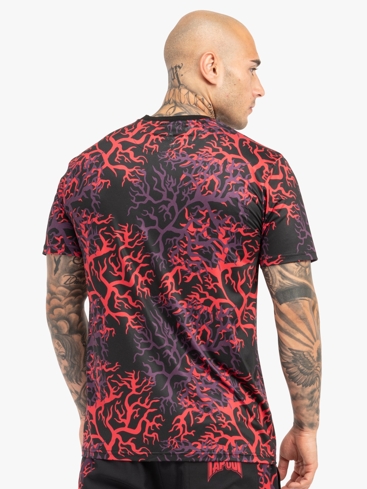 Tapout 940084 Rootstock T-Shirt Schwarz/Rot/Auber