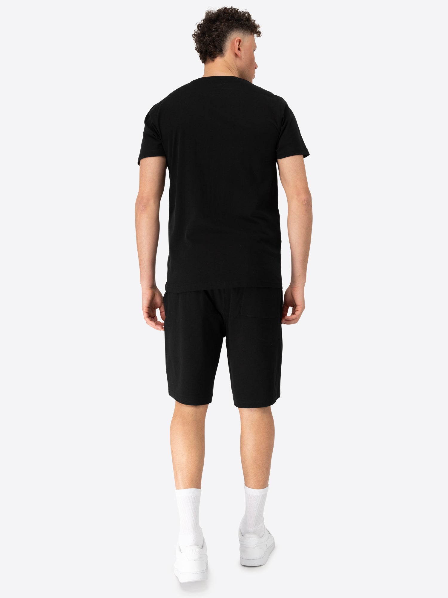 Tapout 940091 Fallon T-Shirt & Shorts Set Schwarz