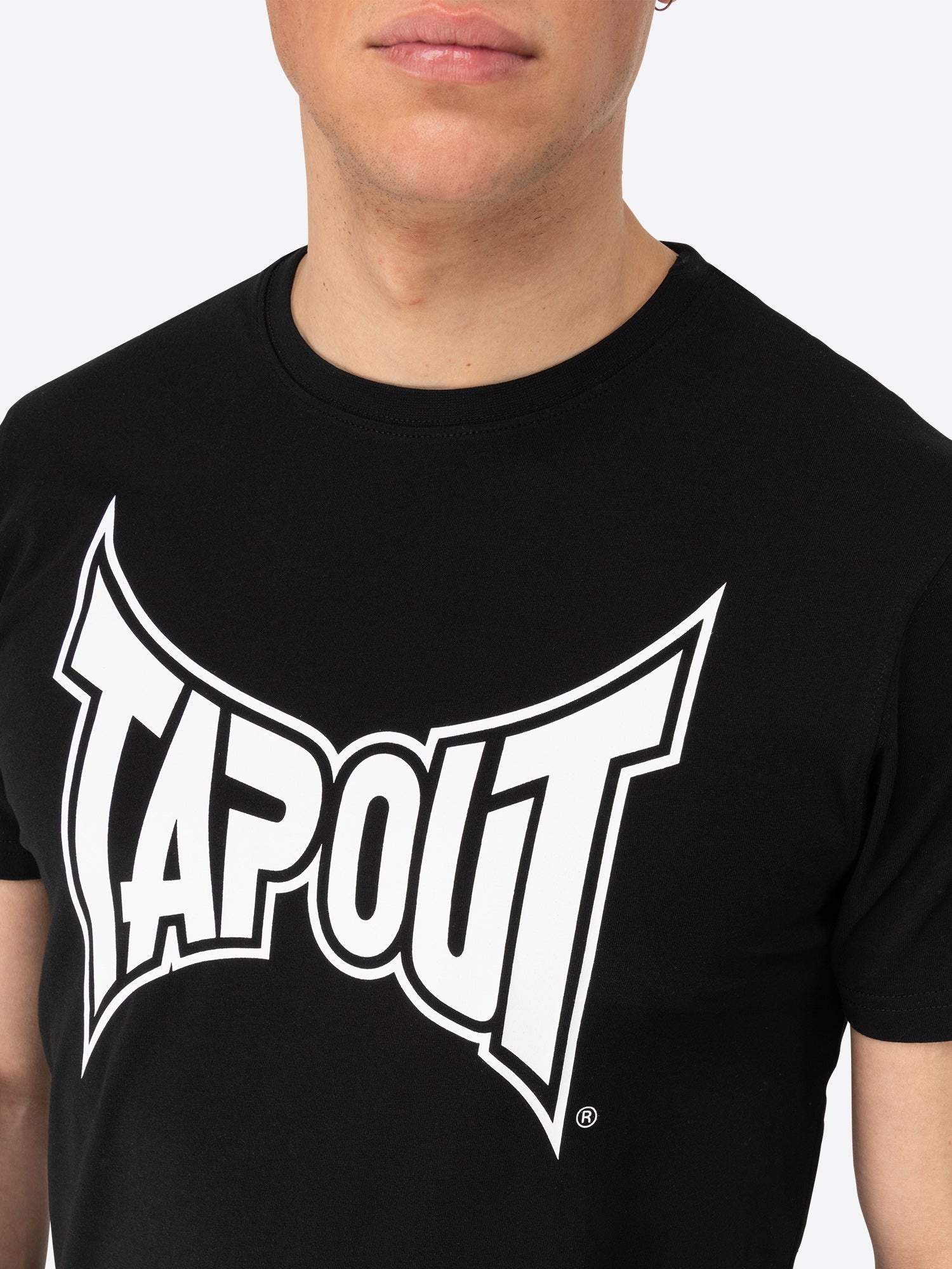 Tapout 940092 Walker T-Shirt & Shorts Set Schwarz/Marl Grey