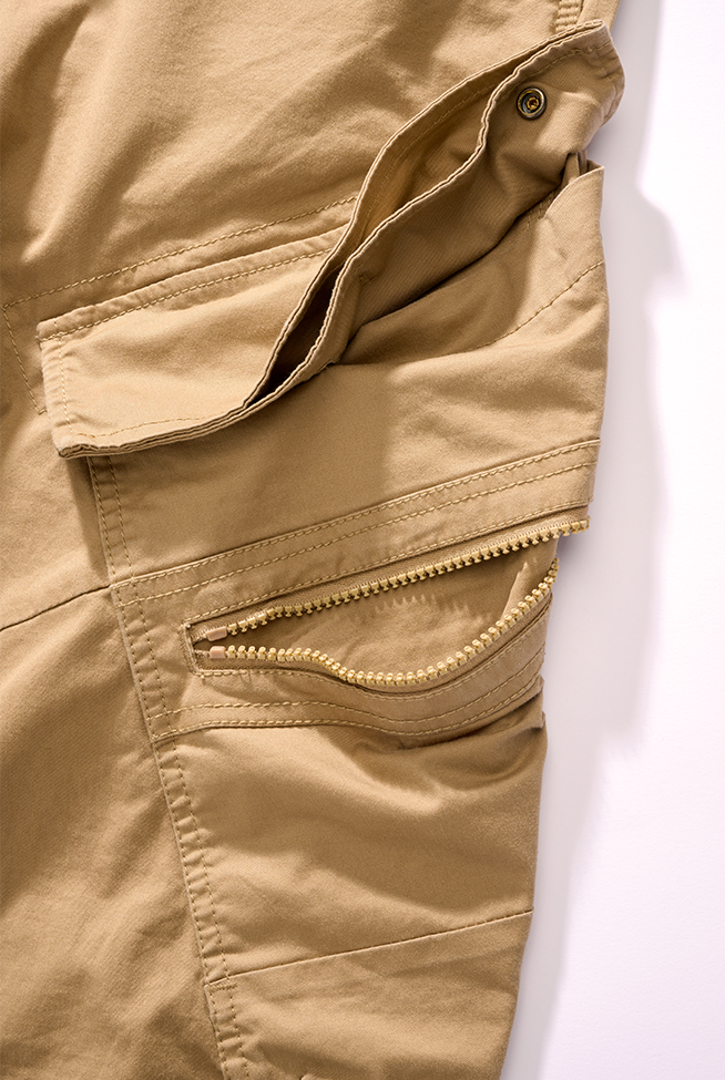 BRANDIT - Adven Slim Pants - Camel