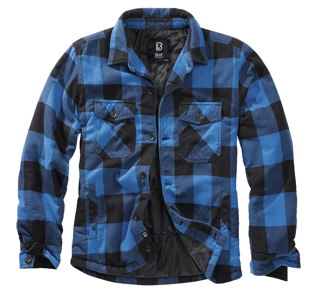 BRANDIT Lumber Jacket - schwarz blau