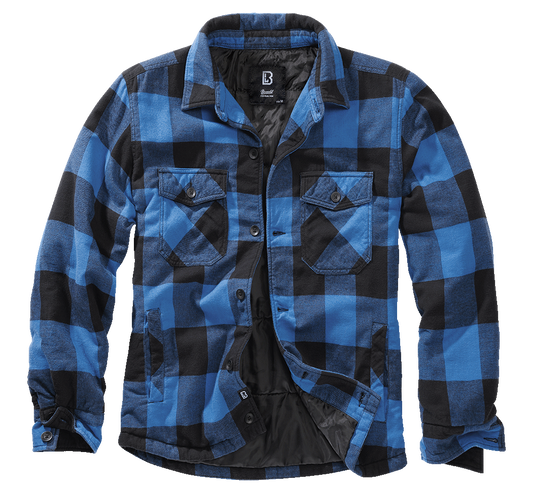 BRANDIT Lumber Jacket - schwarz blau