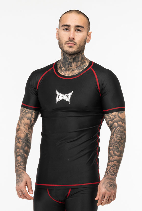 Tapout 960027 Crystal Funktions - T-Shirt Schwarz