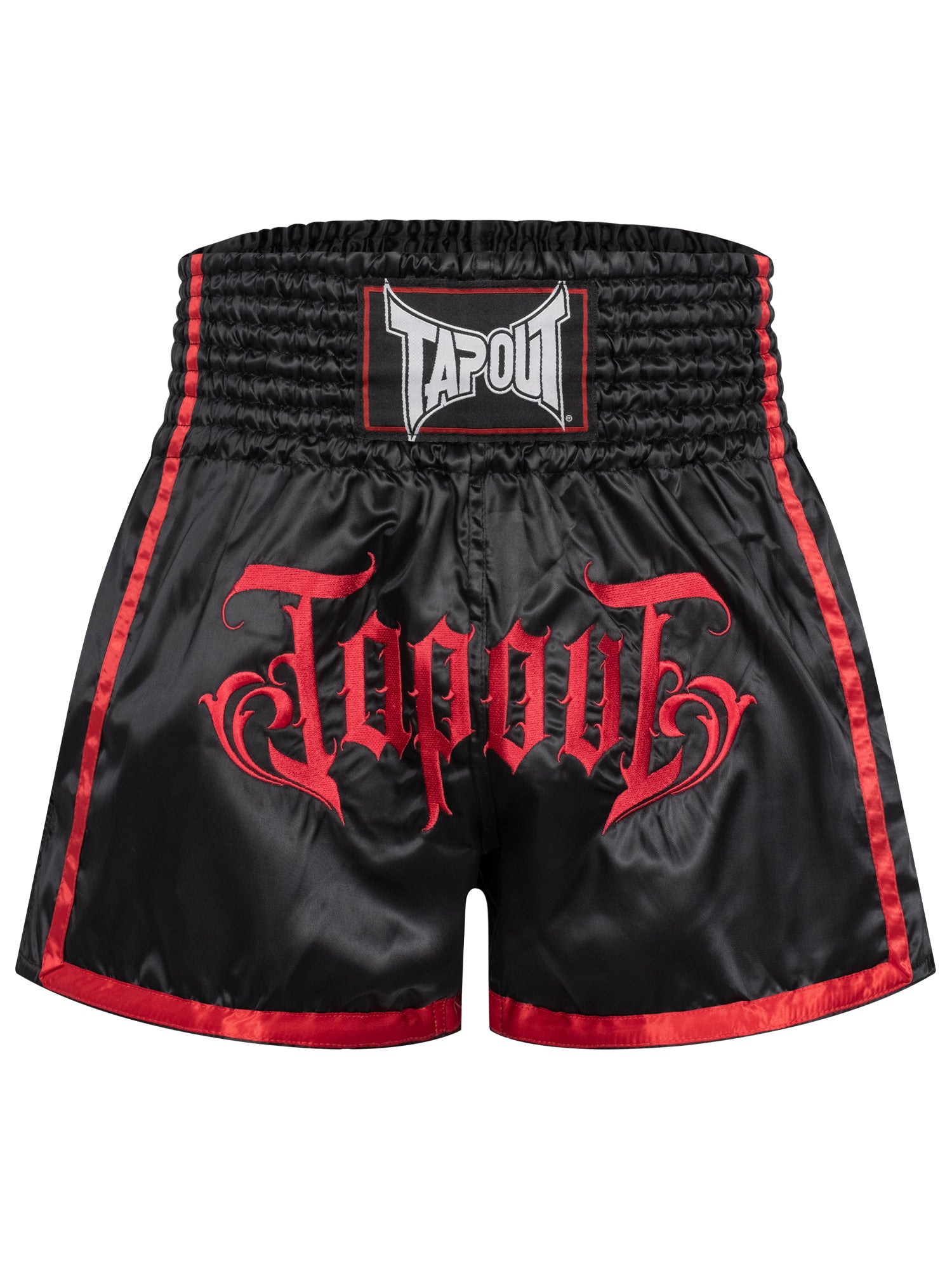 Tapout 960046 Diablo Thaibox-Hose Schwarz/Rot