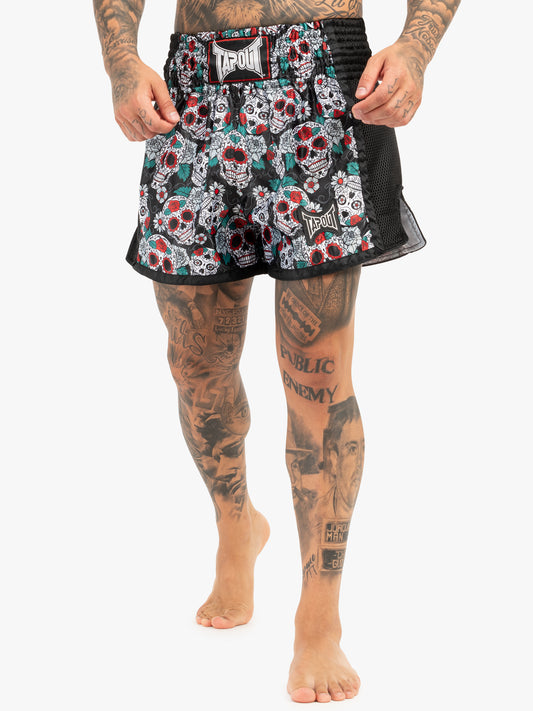 Tapout 960049 Bollan Thaibox-Hose Schwarz/Multicolour