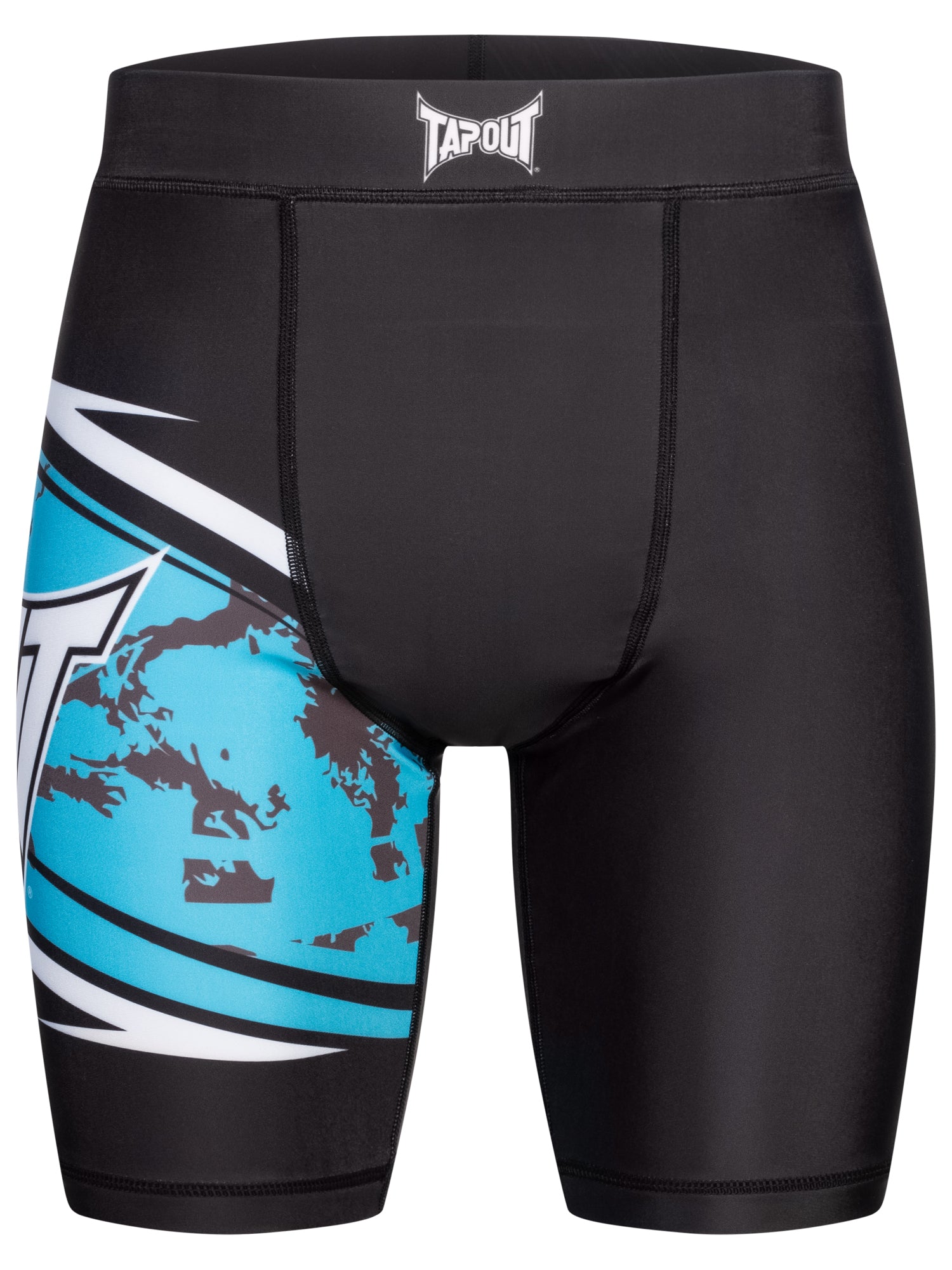 TAPOUT MMA Funktionsshorts mit farbigen Drucken, bequem für Training und Freizeit.