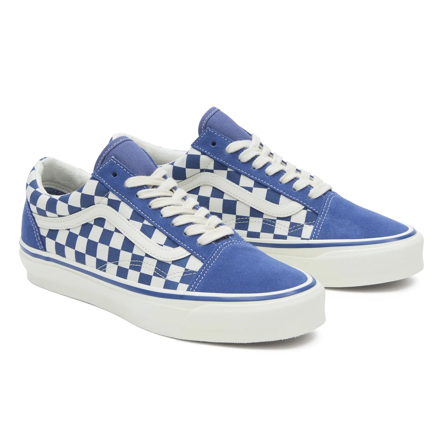 Vans Old Skool Checkerboard Blau/Weiss – Klassiker im Schachbrett-Design