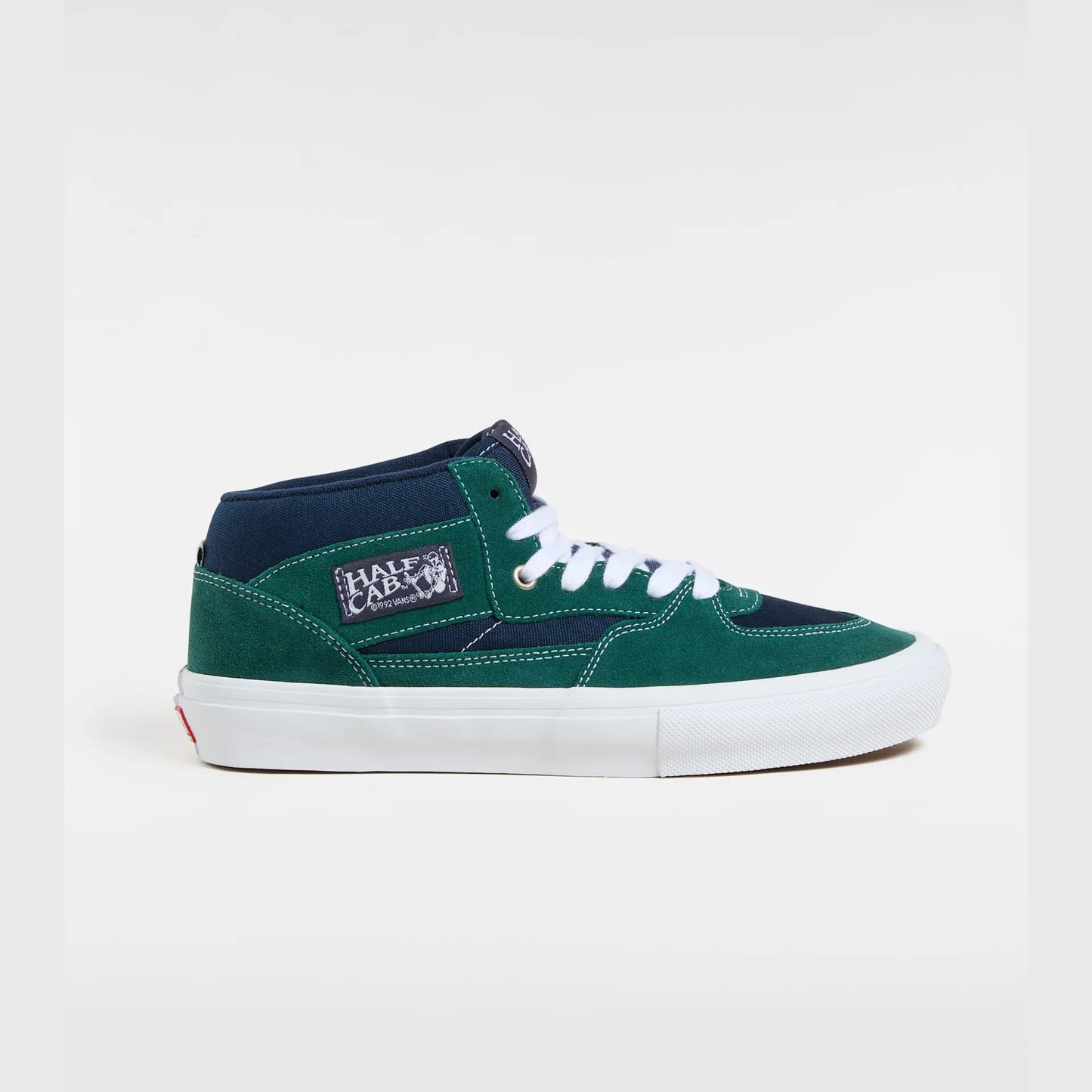 Vans Half Cab Tartan Blue – Mid-Top Skate Sneaker aus Suede & Canvas