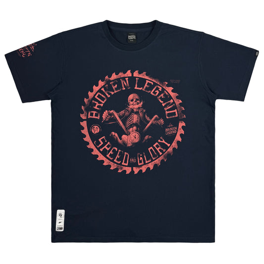 Dunkelblaues Broken Legend Yakuza Premium T-Shirt