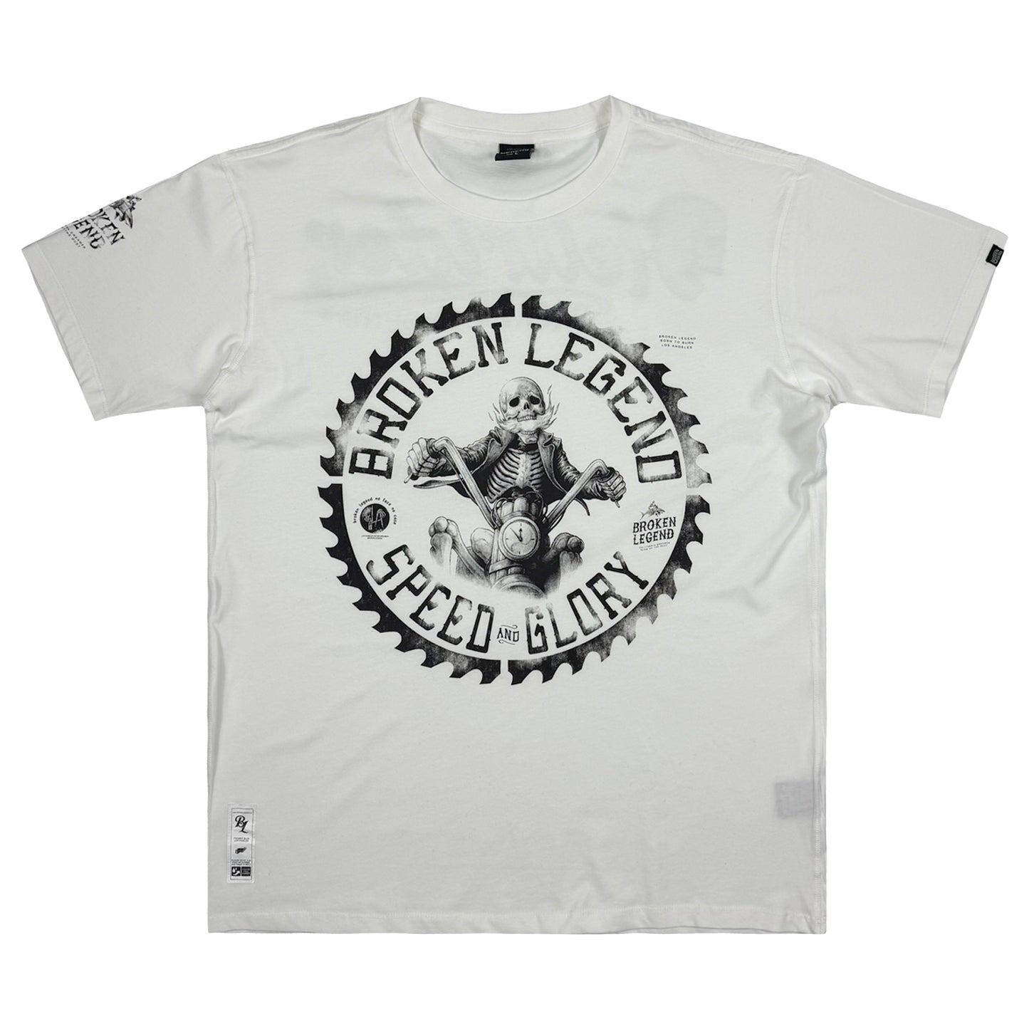 Weisses Broken Legend Yakuza Premium T-Shirt