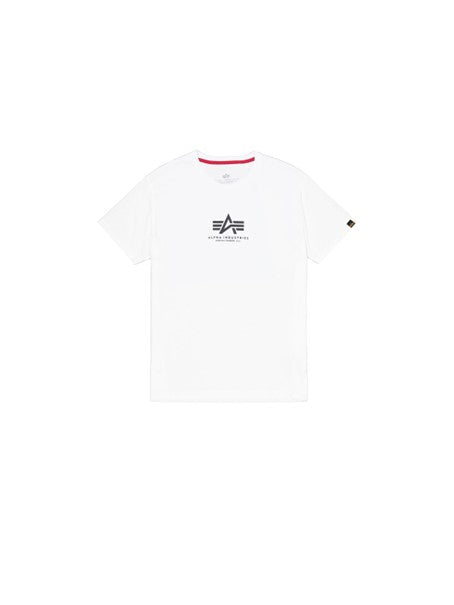 Alpha Industries Basic T-Shirt Mid Logo - white