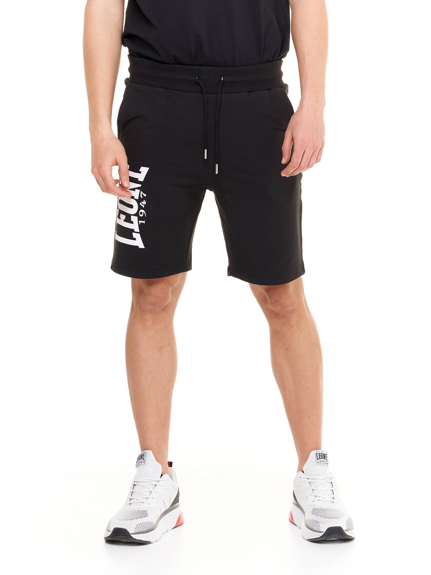Leone - Big Logo Shorts Schwarz