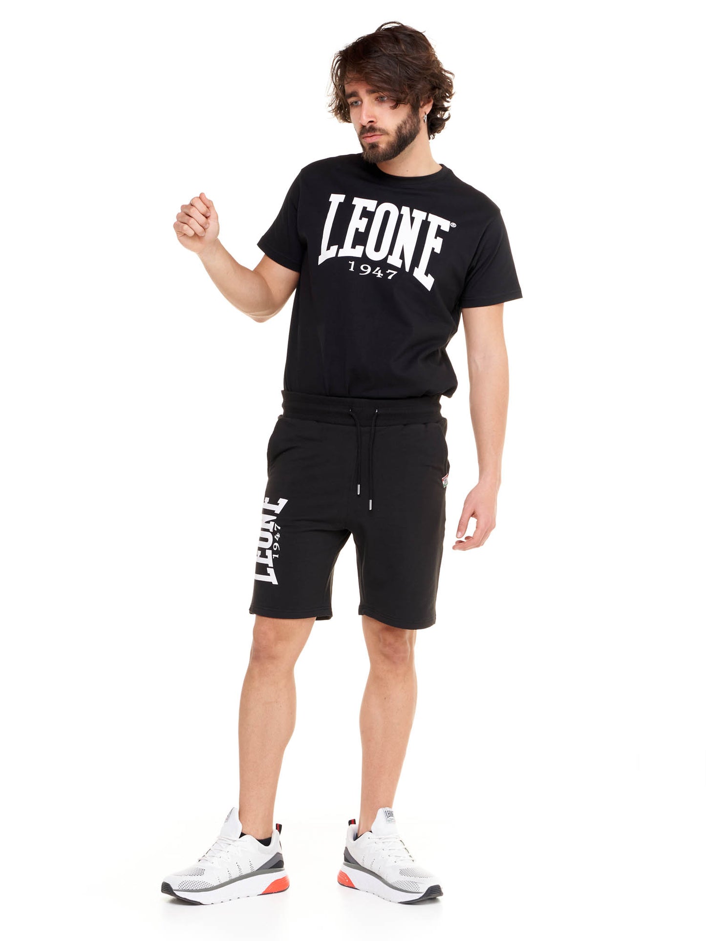 Leone - Big Logo Shorts Schwarz
