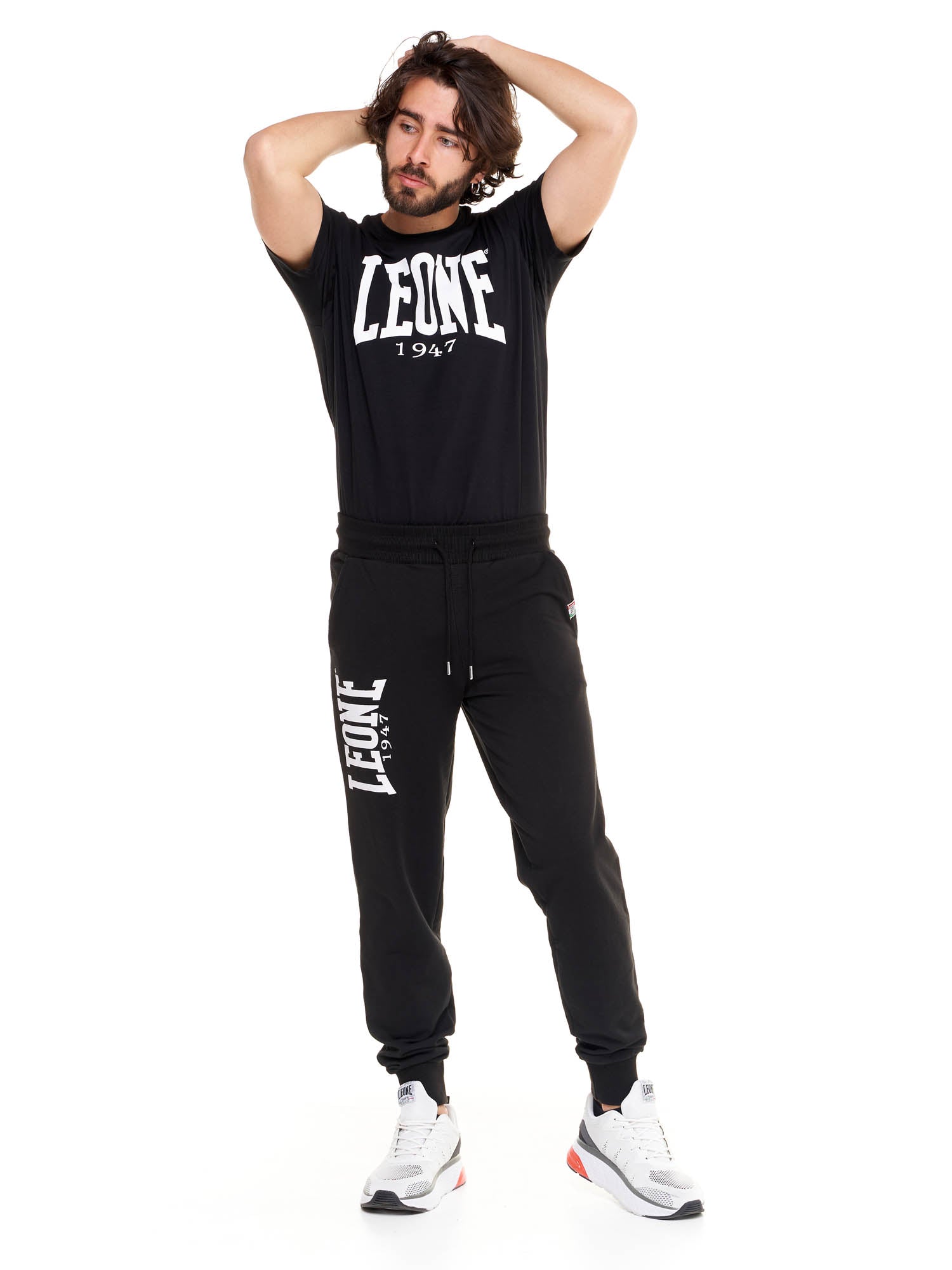Leone - Big Logo Jogginghose Schwarz