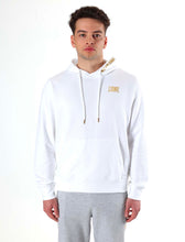 Laden Sie das Bild in den Galerie-Viewer, Leone - New Gold Kapuzensweatjacke Weiss
