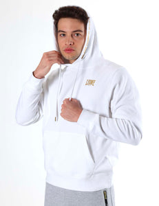 Leone - New Gold Kapuzensweatjacke Weiss