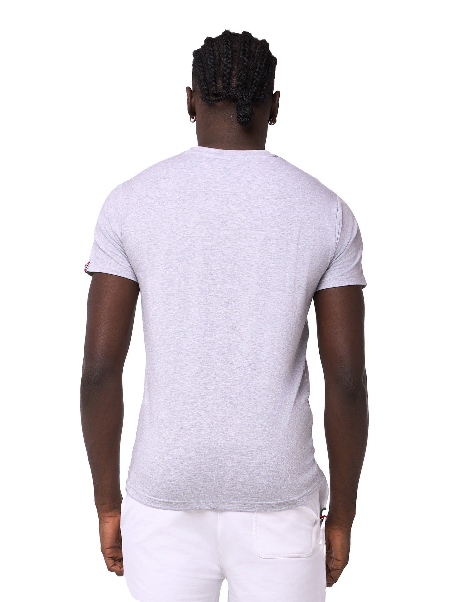 Leone Big Logo T-Shirt Marl Grey