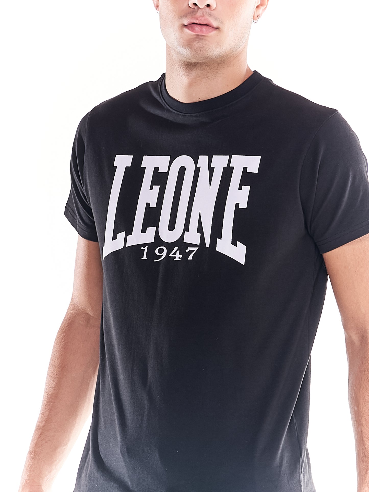 Leone Big Logo T-Shirt Schwarz
