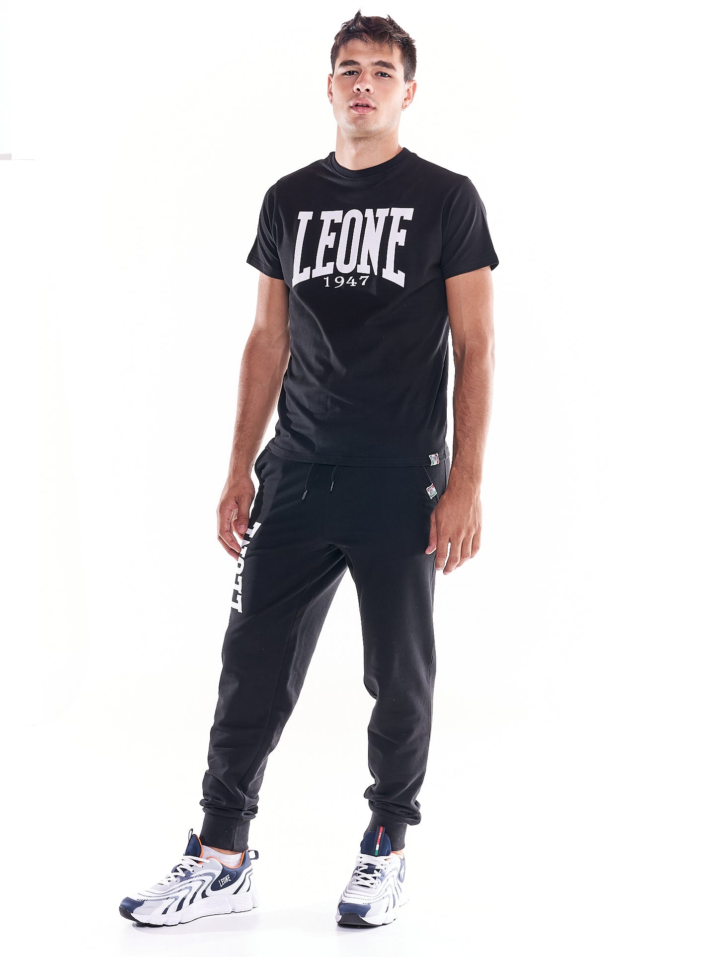 Leone Big Logo T-Shirt Schwarz