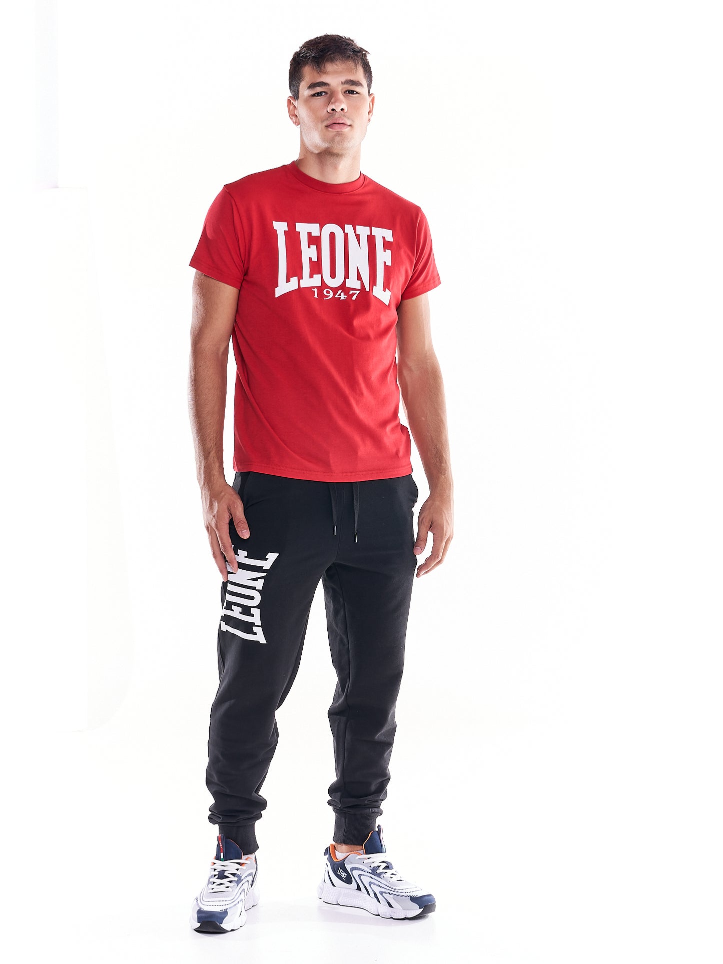 Leone Big Logo T-Shirt Rot