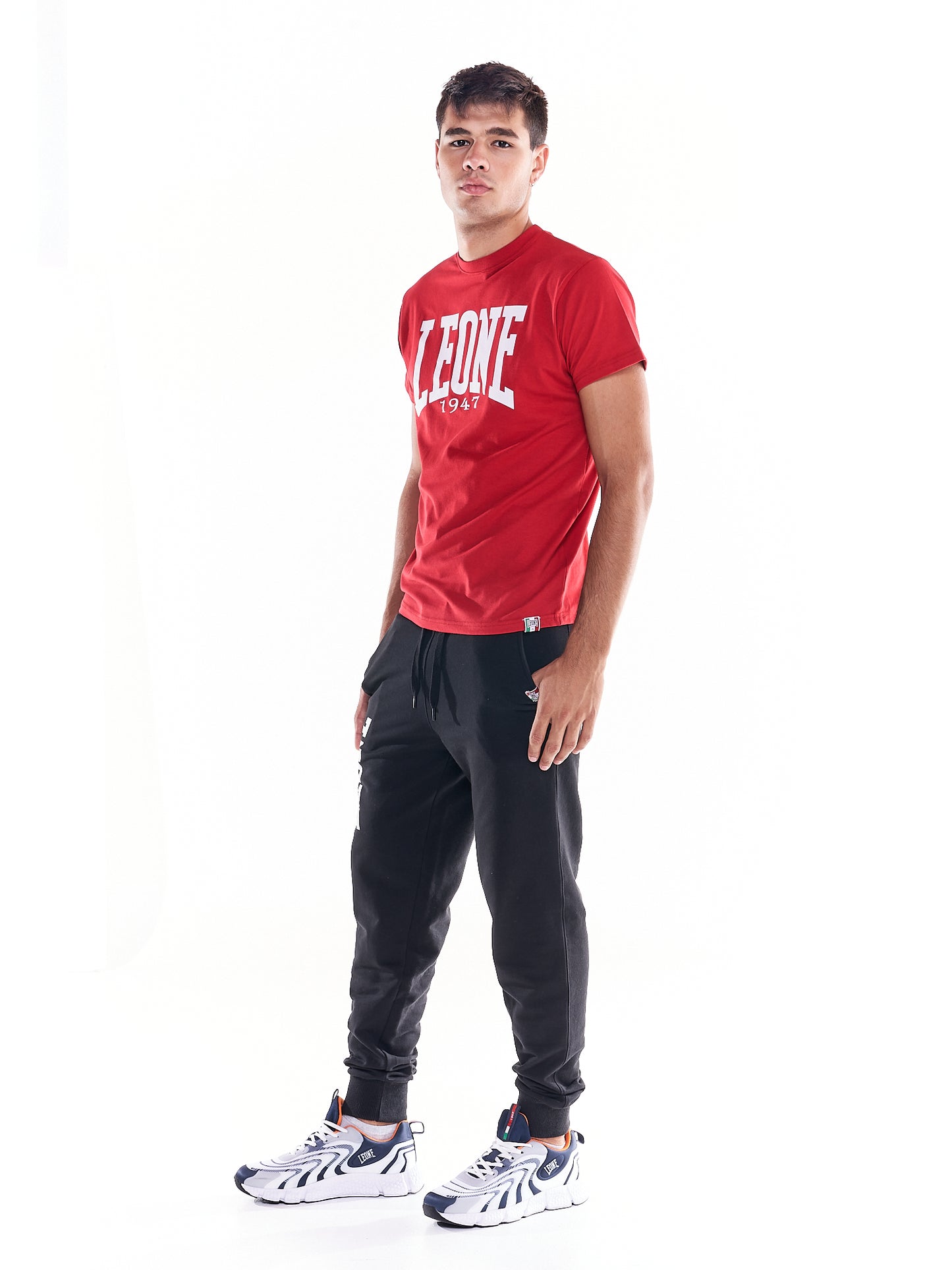 Leone Big Logo T-Shirt Rot